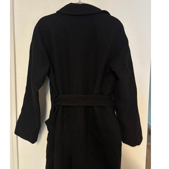NWOT Madewell Double-Breasted Trench Coat In Black Size Medium - Picture 8 of 10